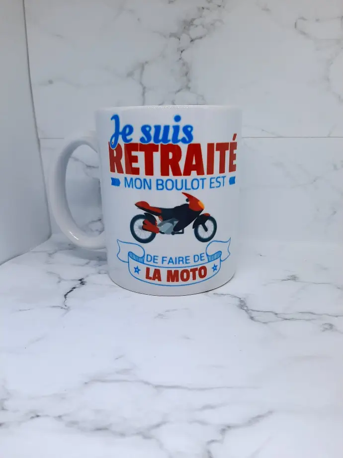 Mugs Je suis retraité
