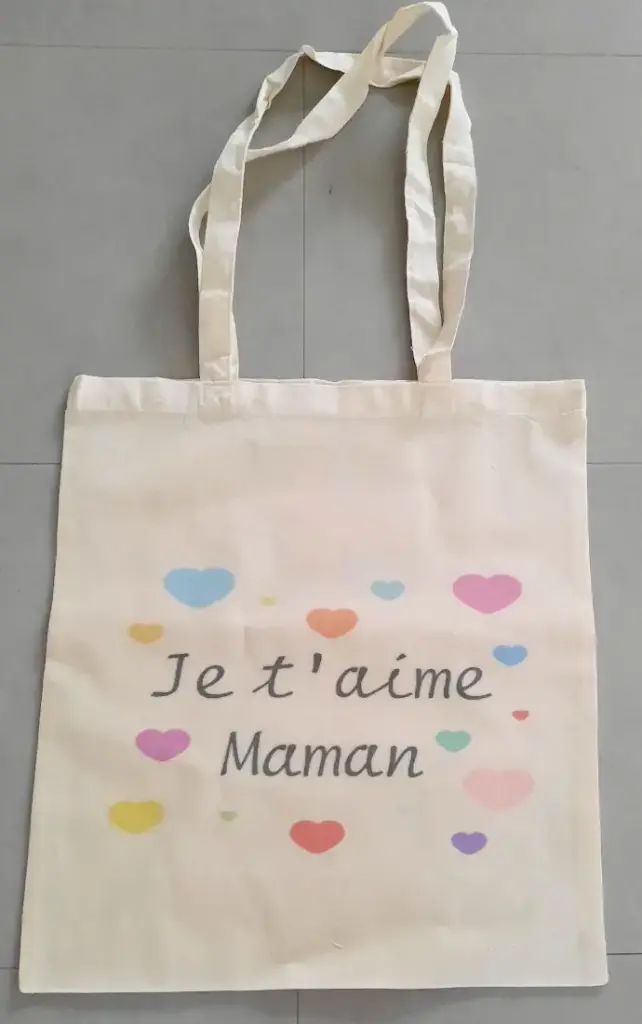 Sac à courses Je t'aime maman