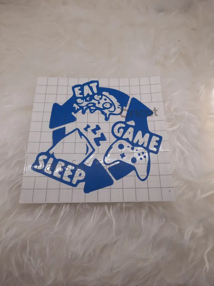 Stickers  "EAT,GAME,SLEEP"