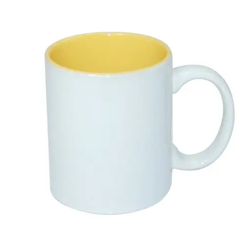 Mugs intérieur Jaune