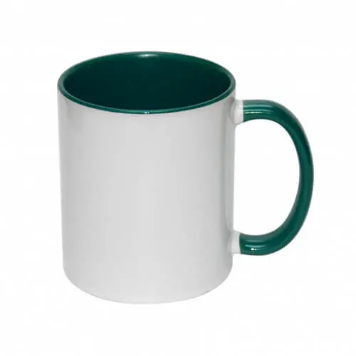 Mugs intérieur et anse Vert