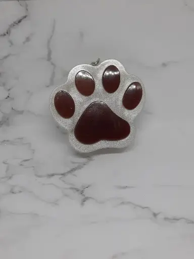 Porte-clés patte de chien