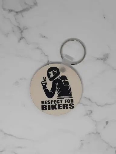 Porte-clés Respect for bikers