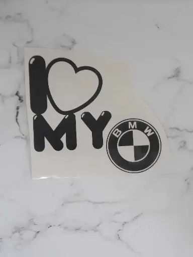 Stickers I love BMW