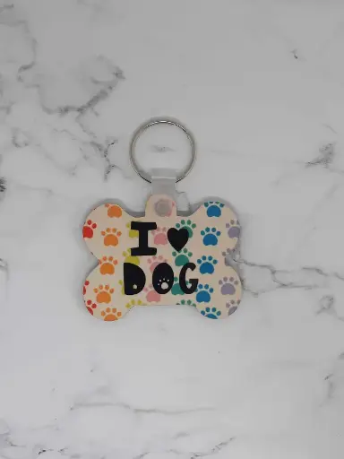 Porte-clés i love dog