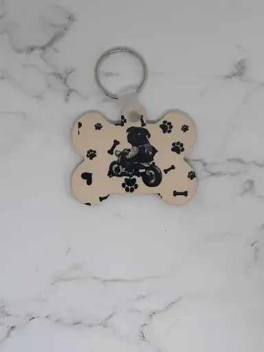 Porte-clés Dog noir