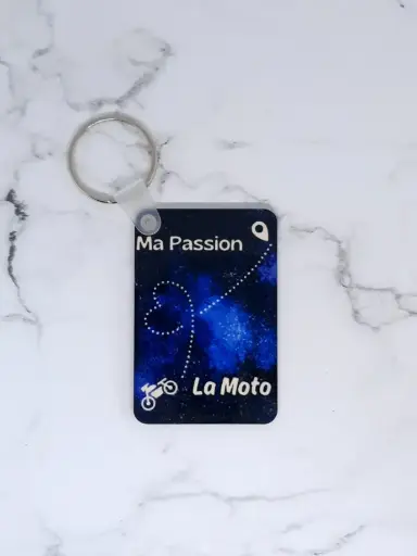 Porte-clés Ma passion la moto