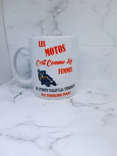 Mugs Les motos c'est comme les femmes