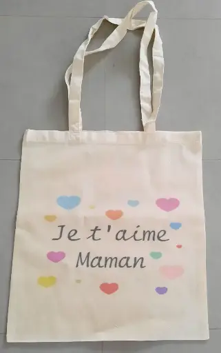 Sac à courses Je t'aime maman