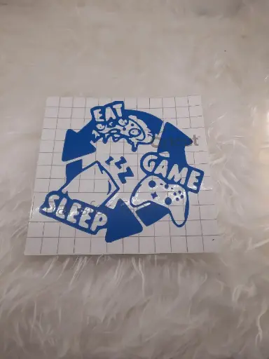 Stickers  "EAT,GAME,SLEEP"