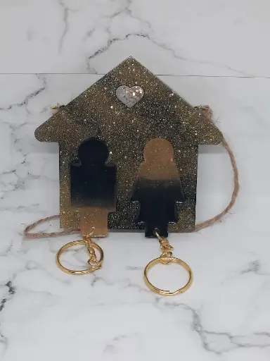 Suspension porte clés Maison